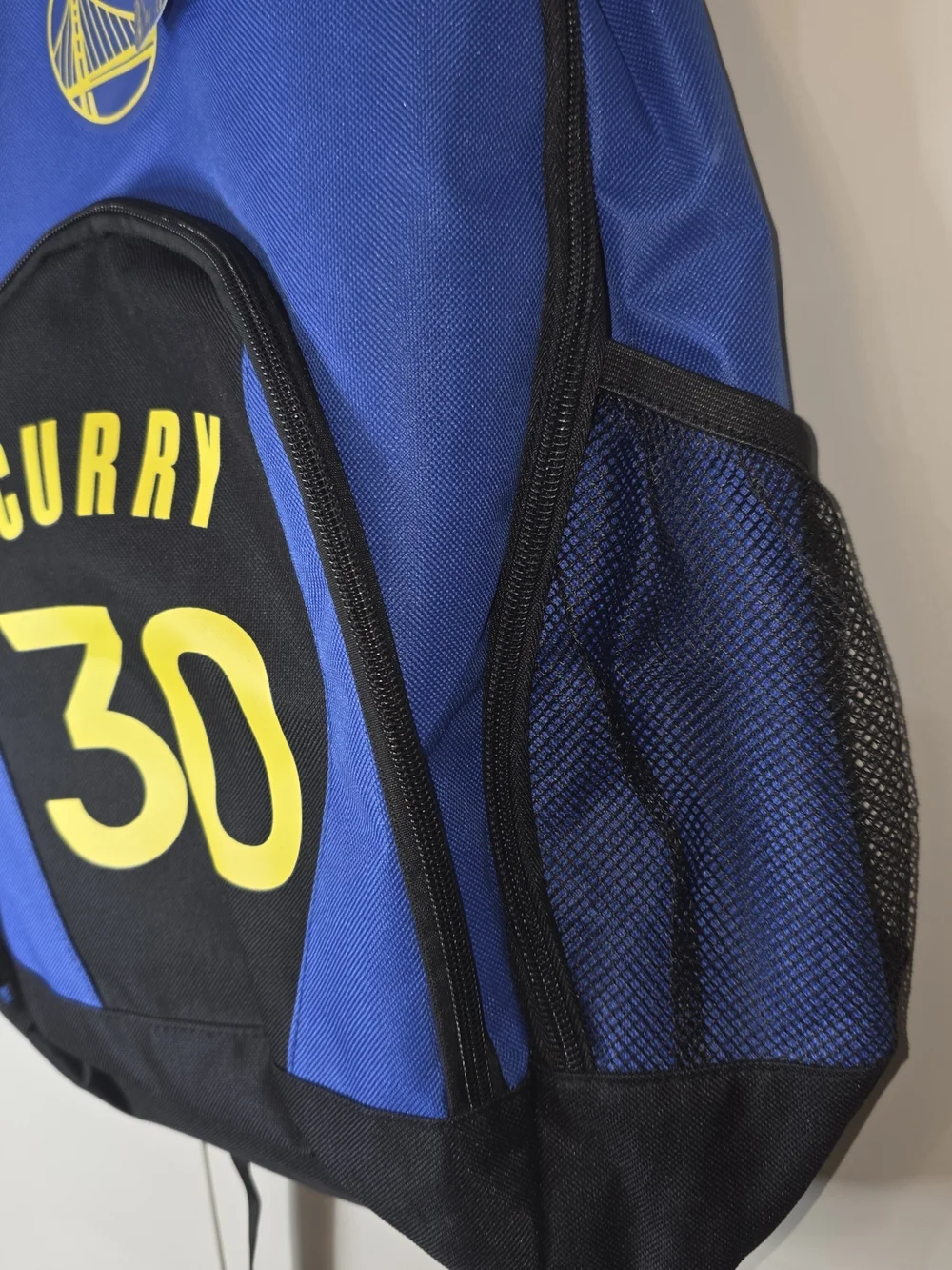 NBA Golden State Warriors Stephen Curry #30 Blue & Black Backpack Laptop Sleeve
